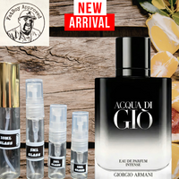 Giorgio Armani Acqua di Giò Eau de Parfum Intense SAMPLE DECANTS PRE-ORDER SHIP BY 1/29