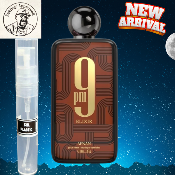 AFNAN 9PM ELIXIR 5ML DECANTS PRE ORDER SHIP BY 8/8
