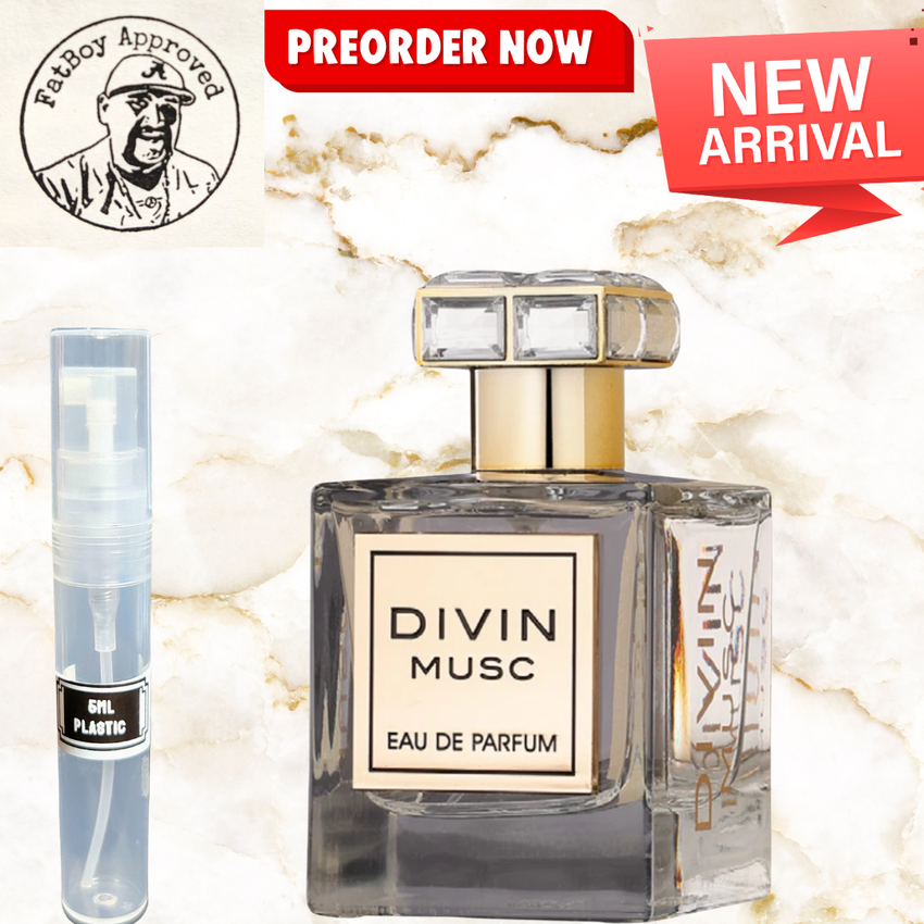 FRAGRANCE WORLD DIVIN MUSC *MUSC THERAPY TWIST) 5ML SAMPLES PRE ORDER SHIP BY 9/28