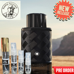 Mont Blanc Explorer Extreme 2025 release.  FRAGRANCE SAMPLES