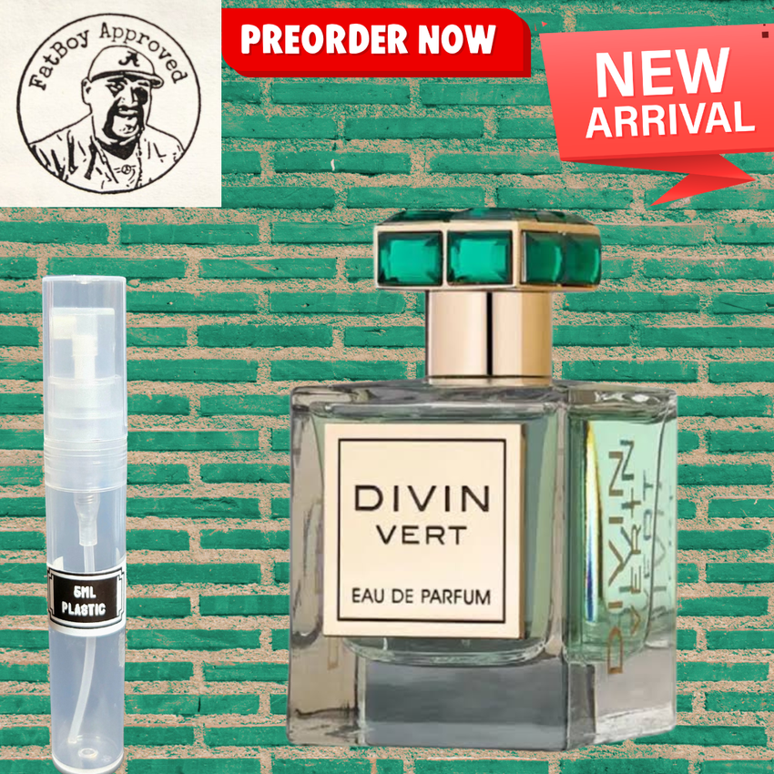 FRAGRANCE WORLD DIVIN VERT (ROJA APEX TWIST) 5ML SAMPLES PRE ORDER SHIP BY 9/28