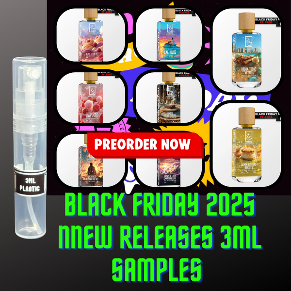 DUA FRAGRANCES BLACK FRIDAY RELEASES 3ML SAMPLES PRE-ORDER SHIP BY 12/5