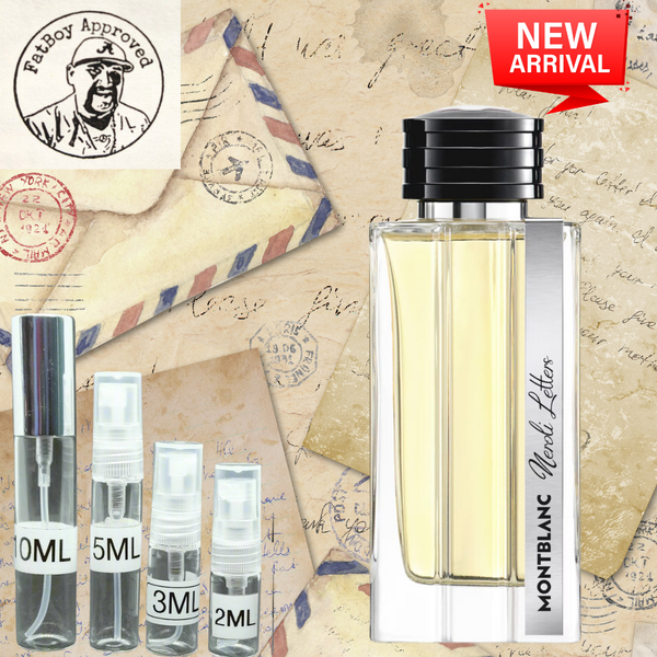 MONT BLANC NEROLI LETTERS FRAGRANCE SAMPLES