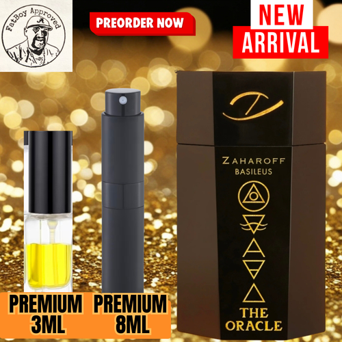 Zaharoff Basileus The Oracle SPECIAL 8ML AND 3ML PREMIUM Decant
