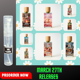 DUA FRAGRANCES MARCH 27TH RELEASES 3ML SAMPLES PRE-ORDER SHIP BY 4/2