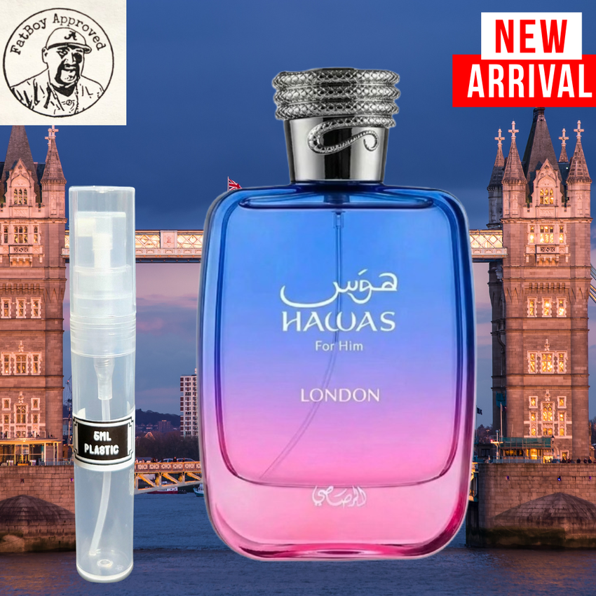 Rasasi Hawas London (Ex Nihilo Brompton Immortals Extra TWIST) 5ML DECANTS PRE-ORDER