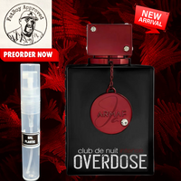 ARMAF Club De Nuit Intense Overdose 5ML DECANTS PRE ORDER SHIP BY 8/8