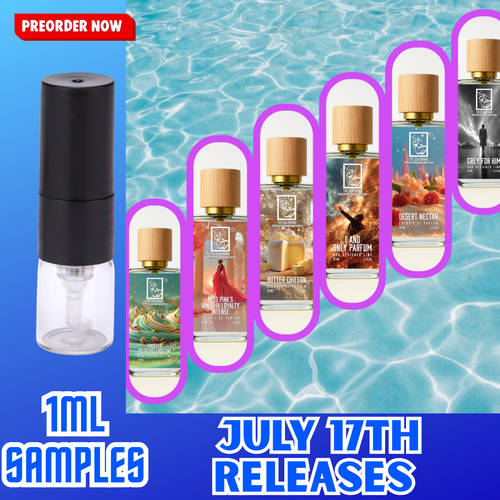 DUA FRAGRANCES JULY 17TH RELEASES 1ML SAMPLES PRE-ORDER