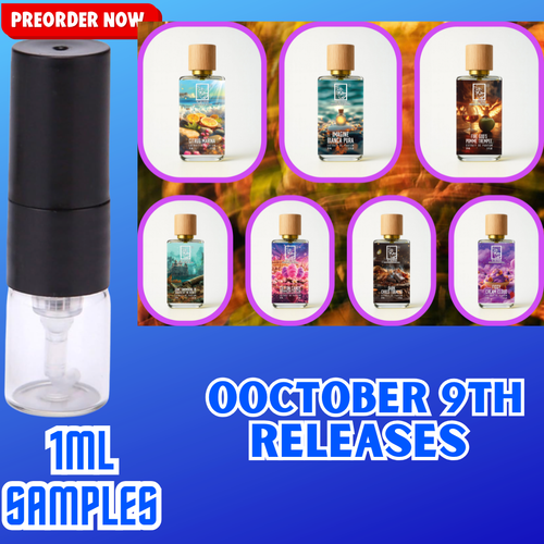 DUA FRAGRANCES OCTOBER 9TH RELEASES 1ML SAMPLES PRE-ORDER