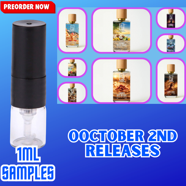 DUA FRAGRANCES OCTOBER 2ND RELEASES 1ML SAMPLES PRE-ORDER