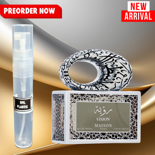 MAISON ASRAR  VISION (PACIFIC CHILL TWIST) 5ML DECANTS.  PRE-ORDER SHIP BY 11/12