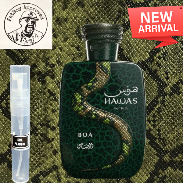 RASASI HAWAS BOA *LIMMITED RUN* 5ML SAMPLES PRE-ORDER SHIP BY 10/1