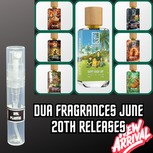 Dua FRAGRANCES JUNE 2oth releases 3ml SAMPLES
