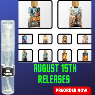 DUA FRAGRANCES AUGUST 15TH RELEASES 3ML SAMPLES PRE-ORDER SHIP BY 8/22