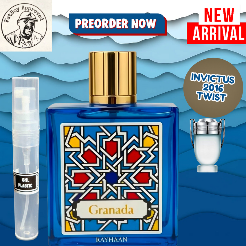 RAYHAAN GRANADA (INVICTUS 2016 TWIST) 5ML SAMPLES PRE-ORDER SHIP BY 2/7