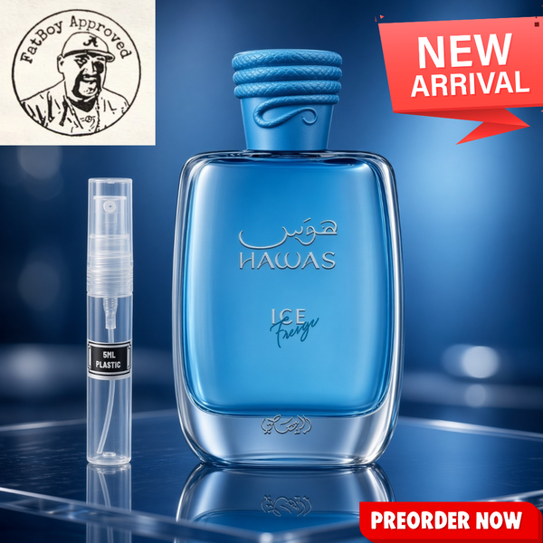 RASASI HAWAS ICE FREEZE 5ML SAMPLES PRE-ORDER SHIP BY 10/15