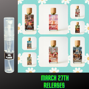 DUA FRAGRANCES MARCH 27TH RELEASES 3ML SAMPLES PRE-ORDER SHIP BY 4/2