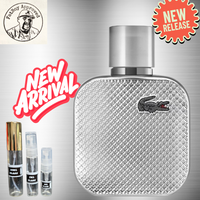 Lacoste L.12.12 Silver Grey  Fragrance SAMPLES
