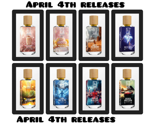 DUA FRAGRANCES APRIL 4TH RELEASES 3ML SAMPLES