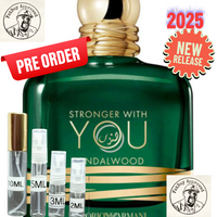 Armani Stronger with You Sandalwood Fragrance Samples.  New 2025 RELEASE.