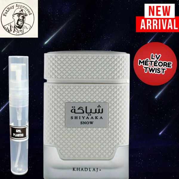 KHADLAJ Shiyaaka Snow (LV Météore TWIST) 5ML SAMPLES PRE-ORDER SHIP BY 2/7