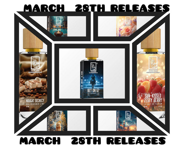 DUA FRAGRANCES MARCH 28TH RELEASES 3ML SAMPLES PRE-ORDER SHIP 4/6