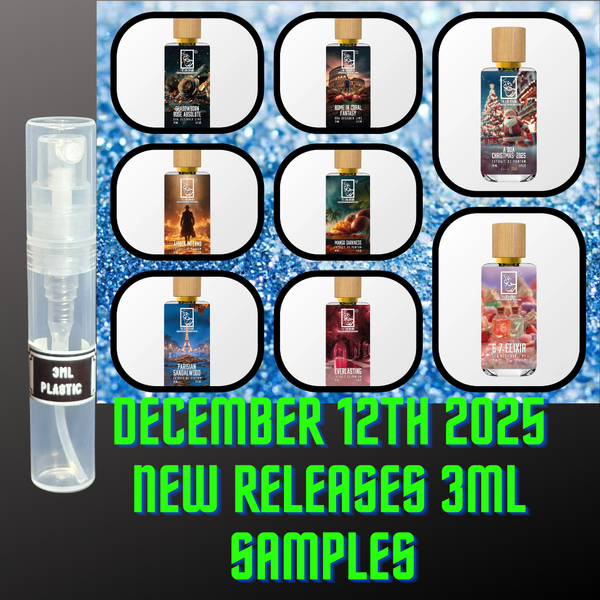 DUA FRAGRANCES DECEMBER 12TH RELEASES 3ML SAMPLES PRE-ORDER SHIP BY 12/19