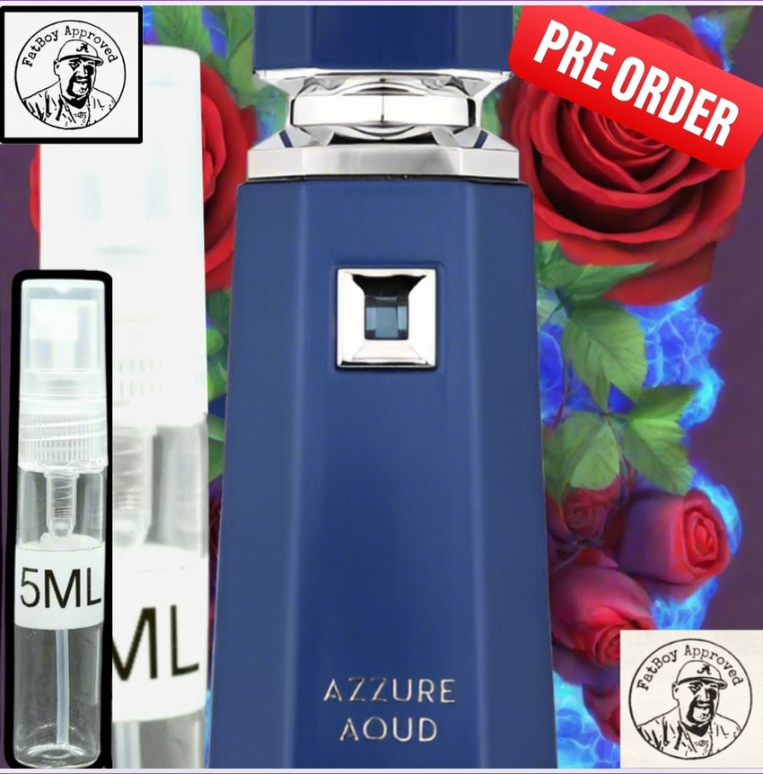 FRAGRANCE WORLD AZZURE AOUD (OUD MARACUJA TWIST) 5 ML DECANTS PRE-ORDER RESTOCK SHIP 5/10