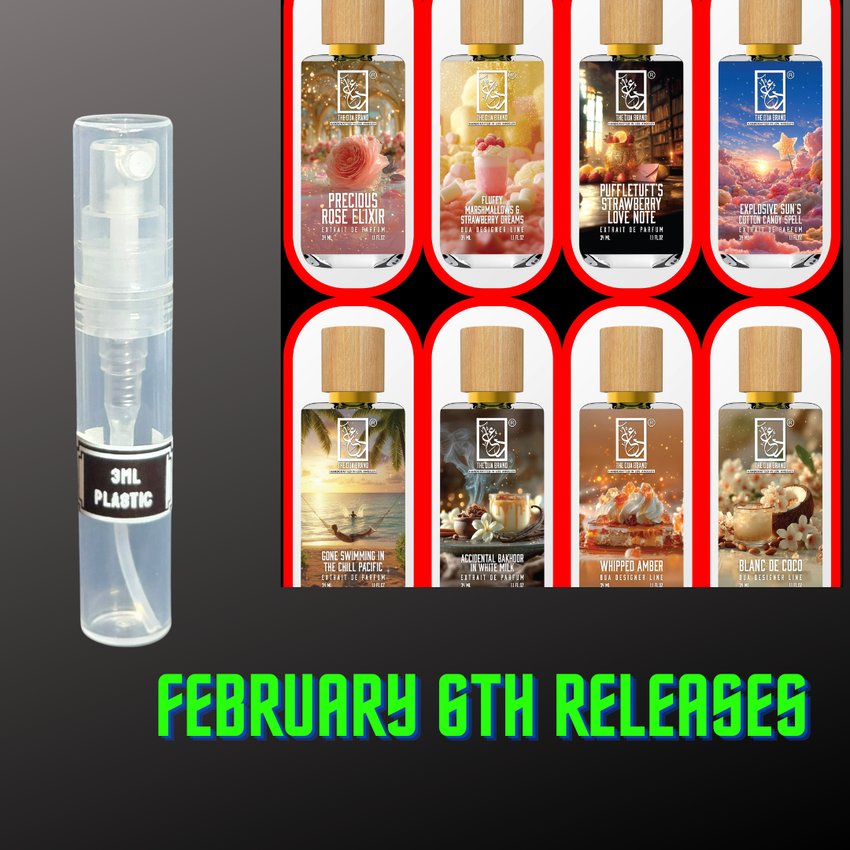 DUA FRAGRANCES FEBRUARY 6TH RELEASES PRE ORDER SHIP BY 2/12