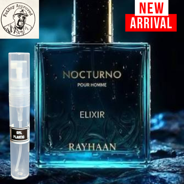RAYHAAN NOCTURNAL ELIXIR (BLEU CHANEL LE EXCLUSIF TWIST) 5ML SAMPLES PRE-ORDER SHIP BY 4/24