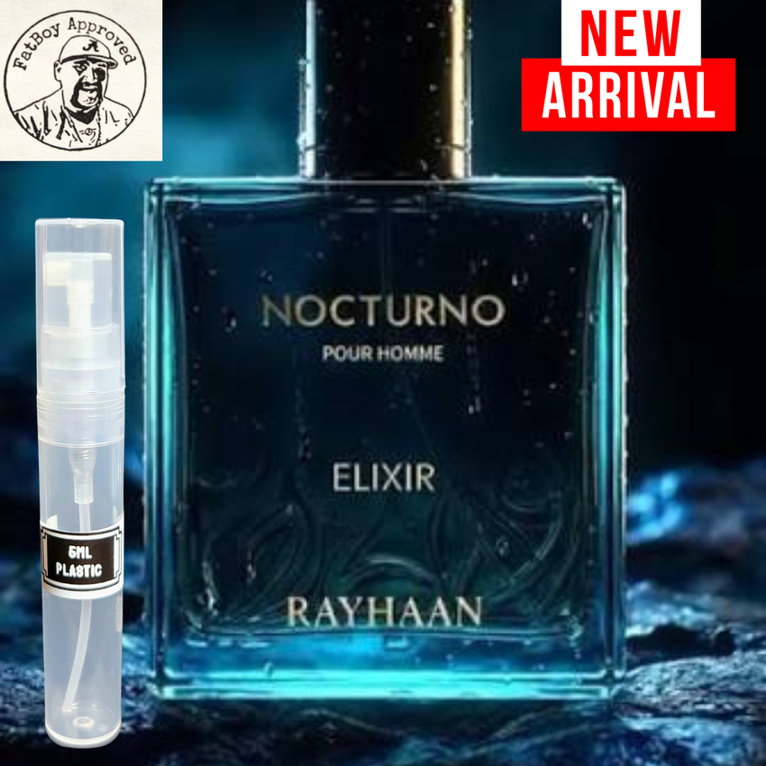 RAYHAAN NOCTURNAL ELIXIR (BLEU CHANEL LE EXCLUSIF TWIST) 5ML SAMPLES PRE-ORDER SHIP BY 4/24