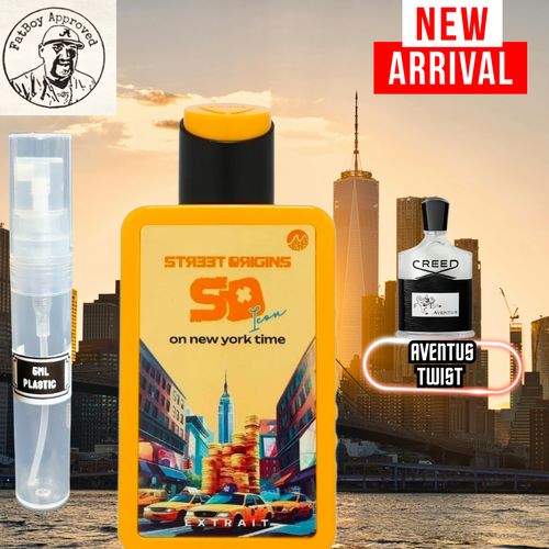 STREET ORIGINS ON NEW YORK TIME (SMOKY AVENTUS TWIST) 5ml SAMPLES