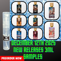 DUA FRAGRANCES DECEMBER 12TH RELEASES 3ML SAMPLES PRE-ORDER SHIP BY 12/19