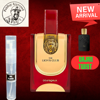 ARMAF LIONS CLUB Courageux (OJAN TWIST) FRAGRANCE SAMPLES PRE-ORDER SHIP BY 10/7
