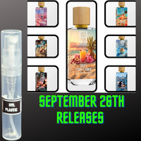 DUA FRAGRANCES SEPTEMBER 26TH RELEASES 3ML SAMPLES PRE-ORDER SHIP BY 10/3