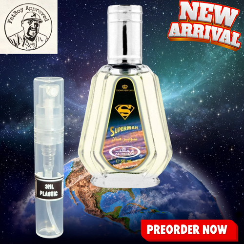 Al-Rehab SUPERMAN FRAGRANCE 3ML SAMPLES PRE-ORDER SHIP BY 7/23