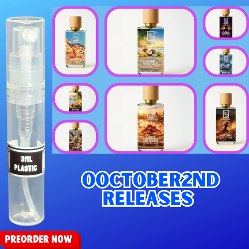 DUA FRAGRANCES OCTOBER 2ND RELEASES 3ML SAMPLES PRE-ORDER
