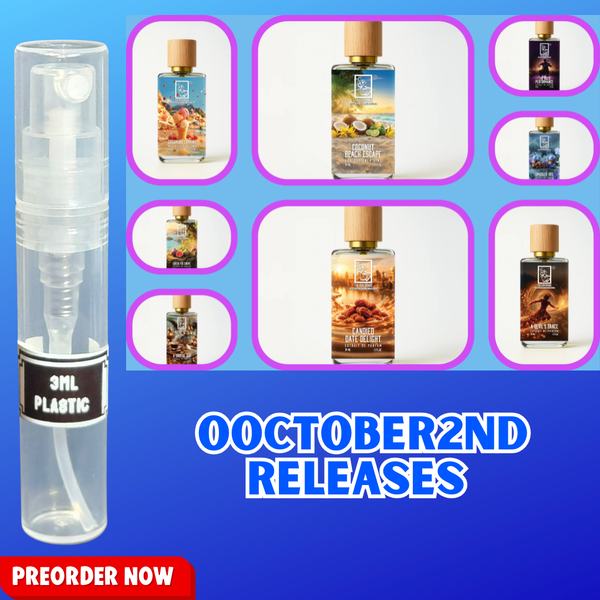 DUA FRAGRANCES OCTOBER 2ND RELEASES 3ML SAMPLES PRE-ORDER