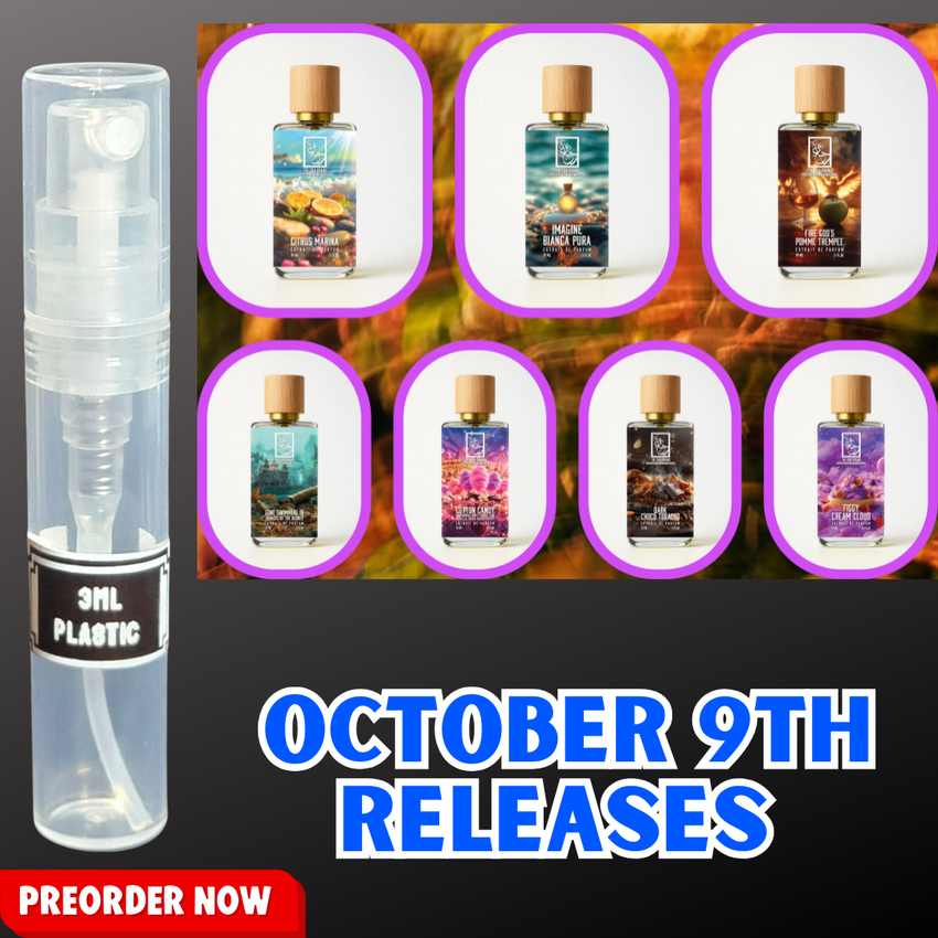 DUA FRAGRANCES OCTOBER 9TH RELEASES 3ML SAMPLES PRE-ORDER