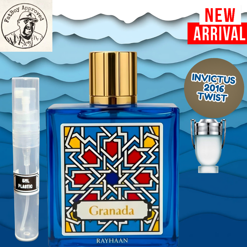 RAYHAAN GRANADA (INVICTUS 2016 TWIST) 5ML SAMPLES PRE-ORDER SHIP BY 2/7