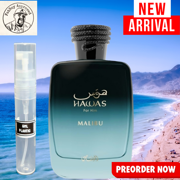 RASASI HAWAS MALIBU 5ML DECANTS PRE ORDER SHIP BY 9/12