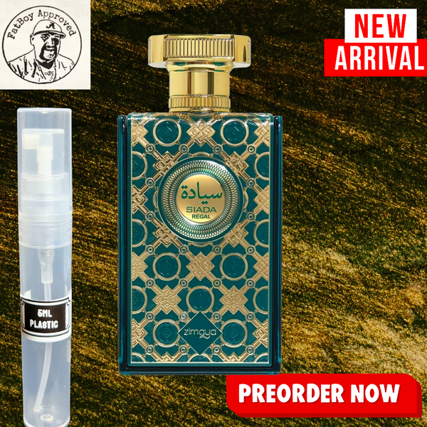 Zimaya Siada Regal (GOD OF FIRE TWIST) 5ML DECANTS PRE-ORDER SHIP BY 11/30