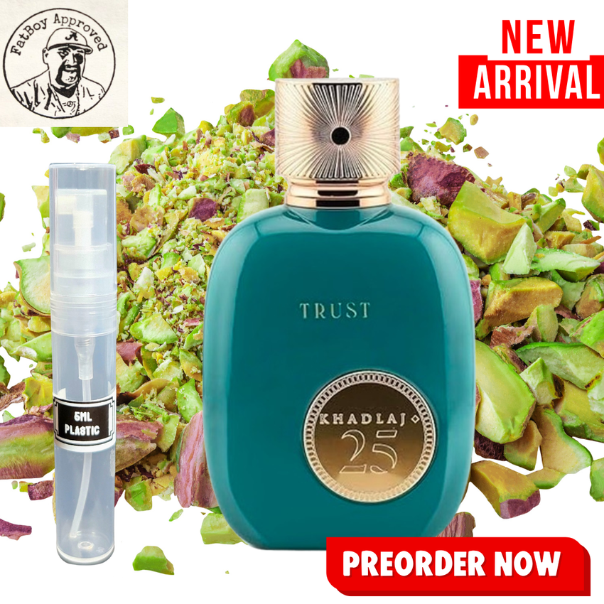 Khadlaj 25 Trust (YUM PISTACHIO TWIST)5ml DECANTS PRE-ORDER SHIP BY 12/19