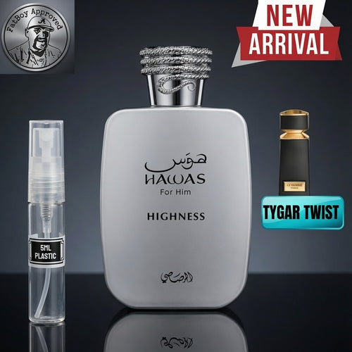 RASASI HAWAS HIGHNESS (TYGAR TWIST) 5ML SAMPLES