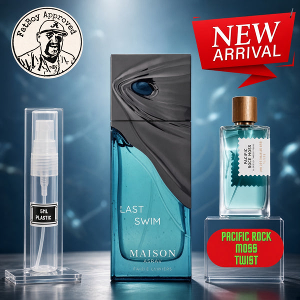 Gulf Orchid Maison Asrar Last Swim For Man (PACIFIC ROCK MOSS TWIST) 5ML SAMPLES PRE ORDER SHIP 8/31