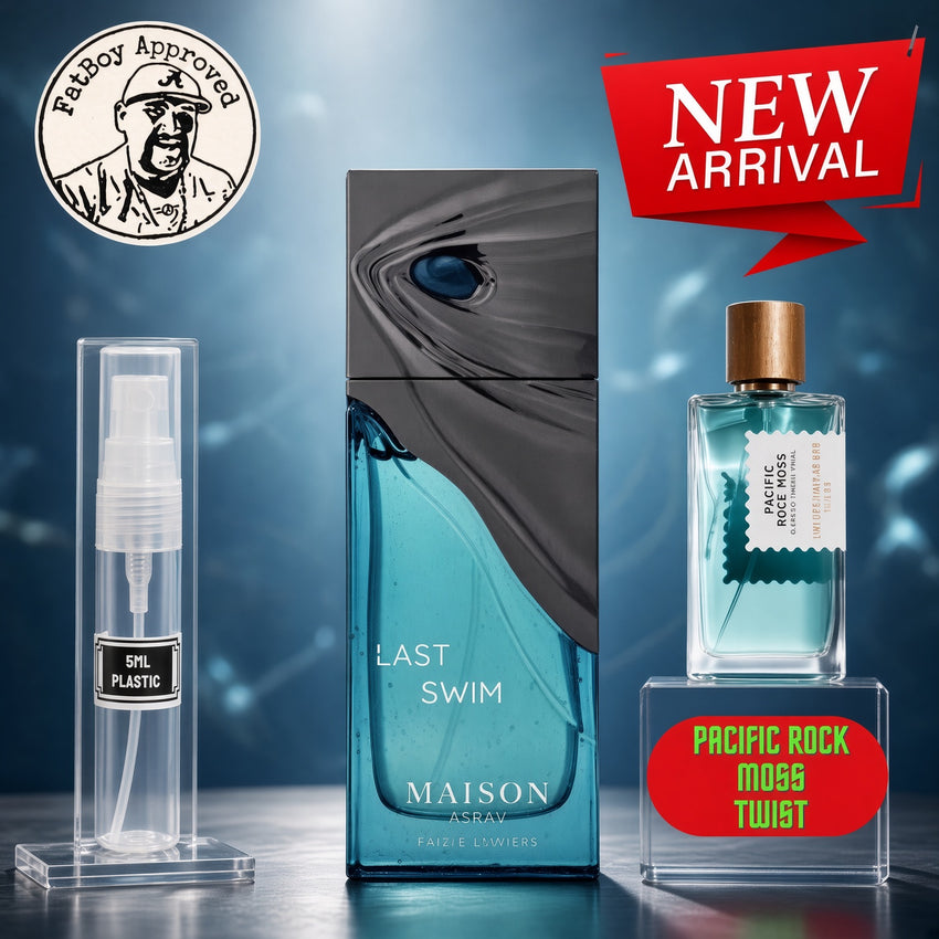 Gulf Orchid Maison Asrar Last Swim For Man (PACIFIC ROCK MOSS TWIST) 5ML SAMPLES PRE ORDER SHIP 8/31