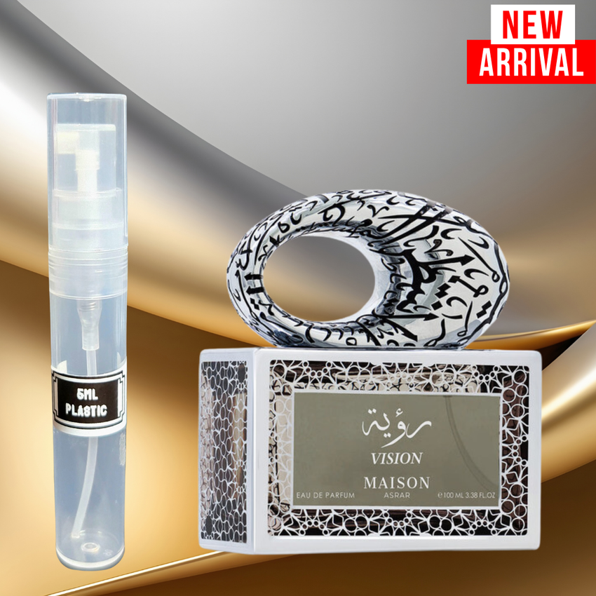 MAISON ASRAR  VISION (PACIFIC CHILL TWIST) 5ML DECANTS.  PRE-ORDER SHIP BY 11/12