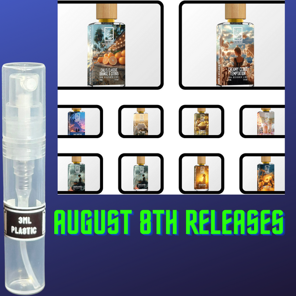 DUA FRAGRANCES AUGUST 8TH RELEASES 3ML SAMPLES