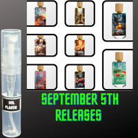 DUA FRAGRANCES SEPTEMBER 5TH RELEASES 3ML SAMPLES PRE-ORDER SHIP BY 9/12