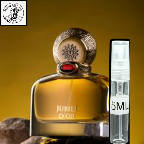 FRAGRANCE WORLD MAISON DE PARFUMS JUBILE D'AMBRE  5ML DECANTS